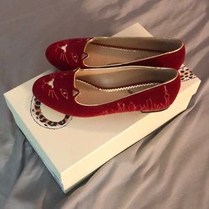 Charlotte Olympia Shanghai Kitty Flat